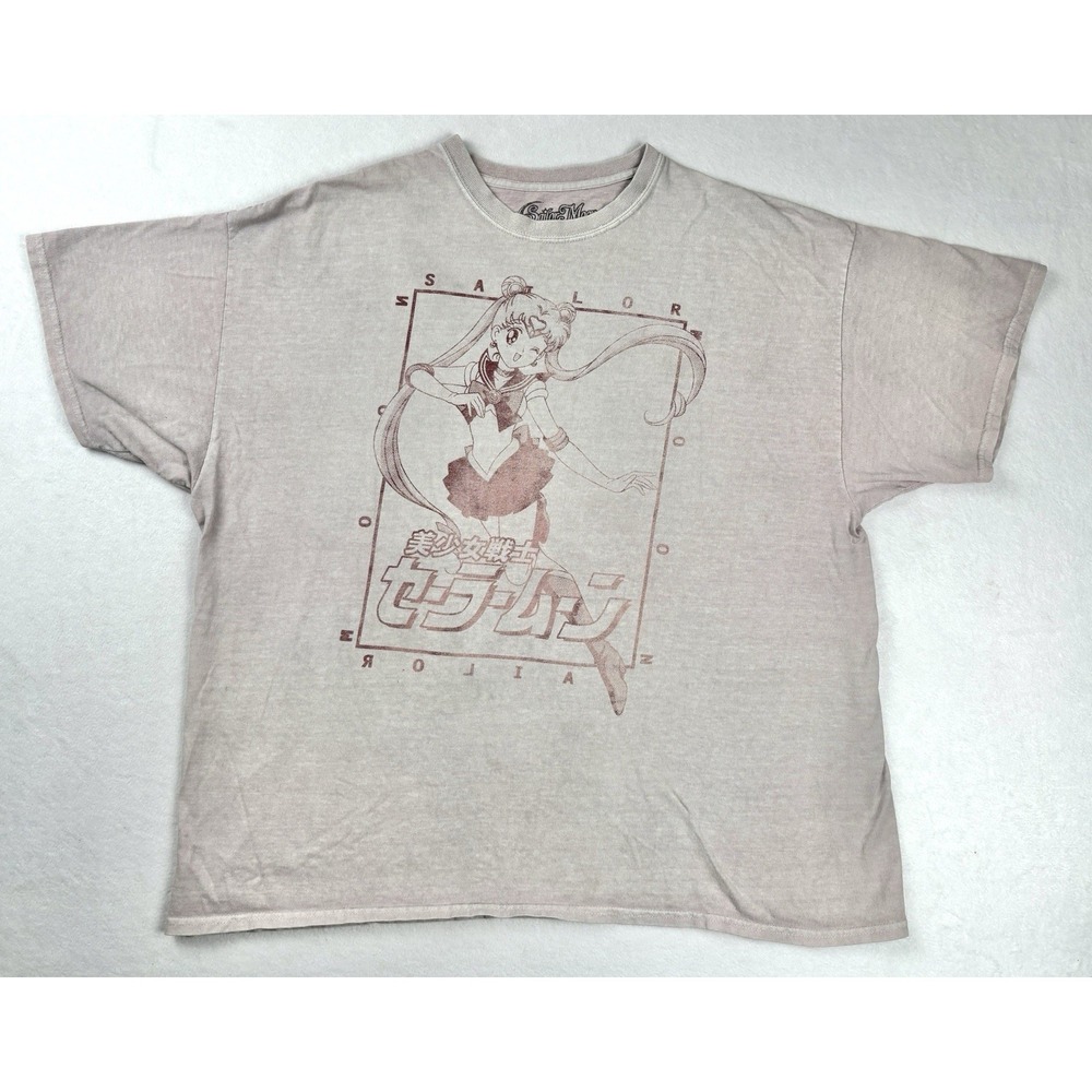 Sailor Moon Anime Graphic T Shirt 2XL‎ Vintage Style Manga Tee
